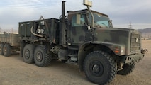 The Joint Operational Energy Command and Control program, initiated in 2014, is focusing on customizing commercial fuel monitoring systems to automate fuel tracking for fleet vehicles and generators. Still in testing, the system will read microchips embedded in the fuel valves of refueling trucks as they resupply fuel-powered assets. Data will then be sent wirelessly to the commander for a visual representation of energy consumption. (U.S. Marine Corps photo by Christine In) 