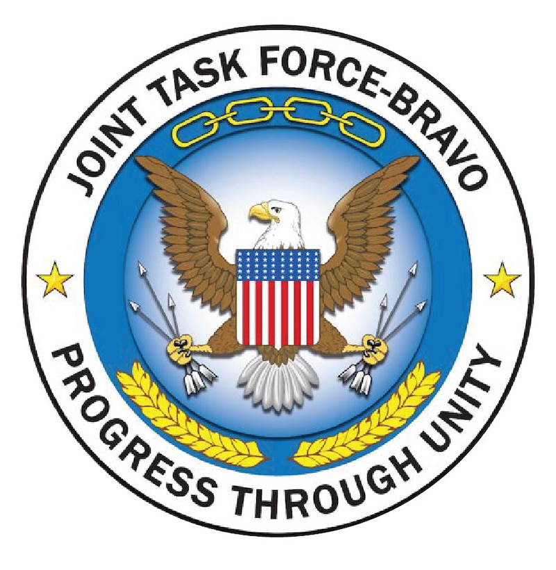 Joint Task Force-Bravo (JTF-B) shield (color), U.S. Southern Command graphic.