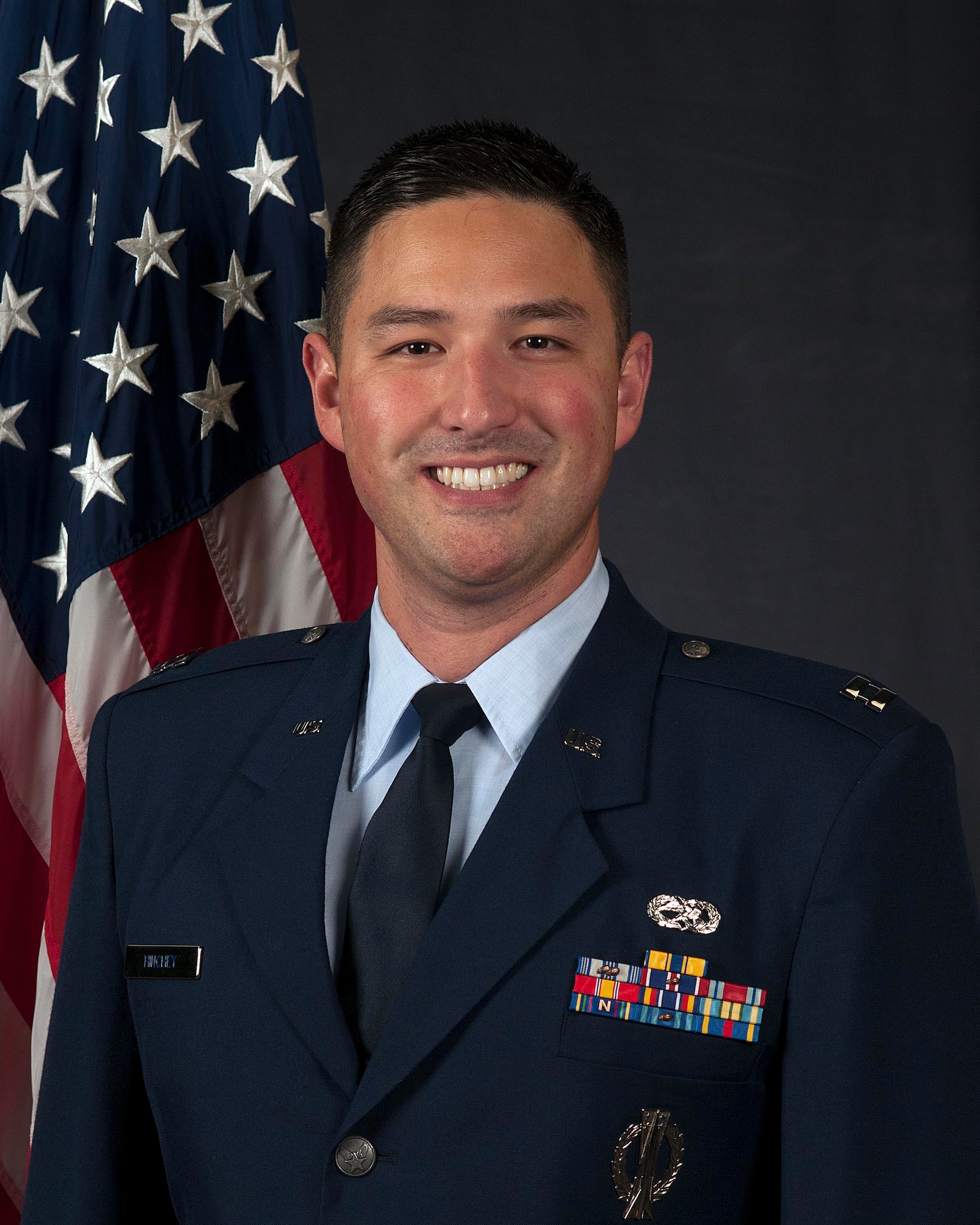 Capt. William Hinchey, 18th Munitions Squadron, has been named 5th Air Force's 2016 Company Grade Officer of the Year.