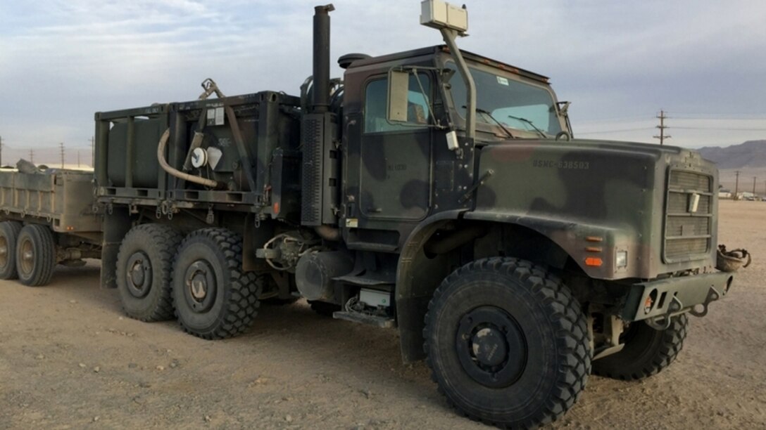 The Joint Operational Energy Command and Control program, initiated in 2014, is focusing on customizing commercial fuel monitoring systems to automate fuel tracking for fleet vehicles and generators. Still in testing, the system will read microchips embedded in the fuel valves of refueling trucks as they resupply fuel-powered assets. Data will then be sent wirelessly to the commander for a visual representation of energy consumption.