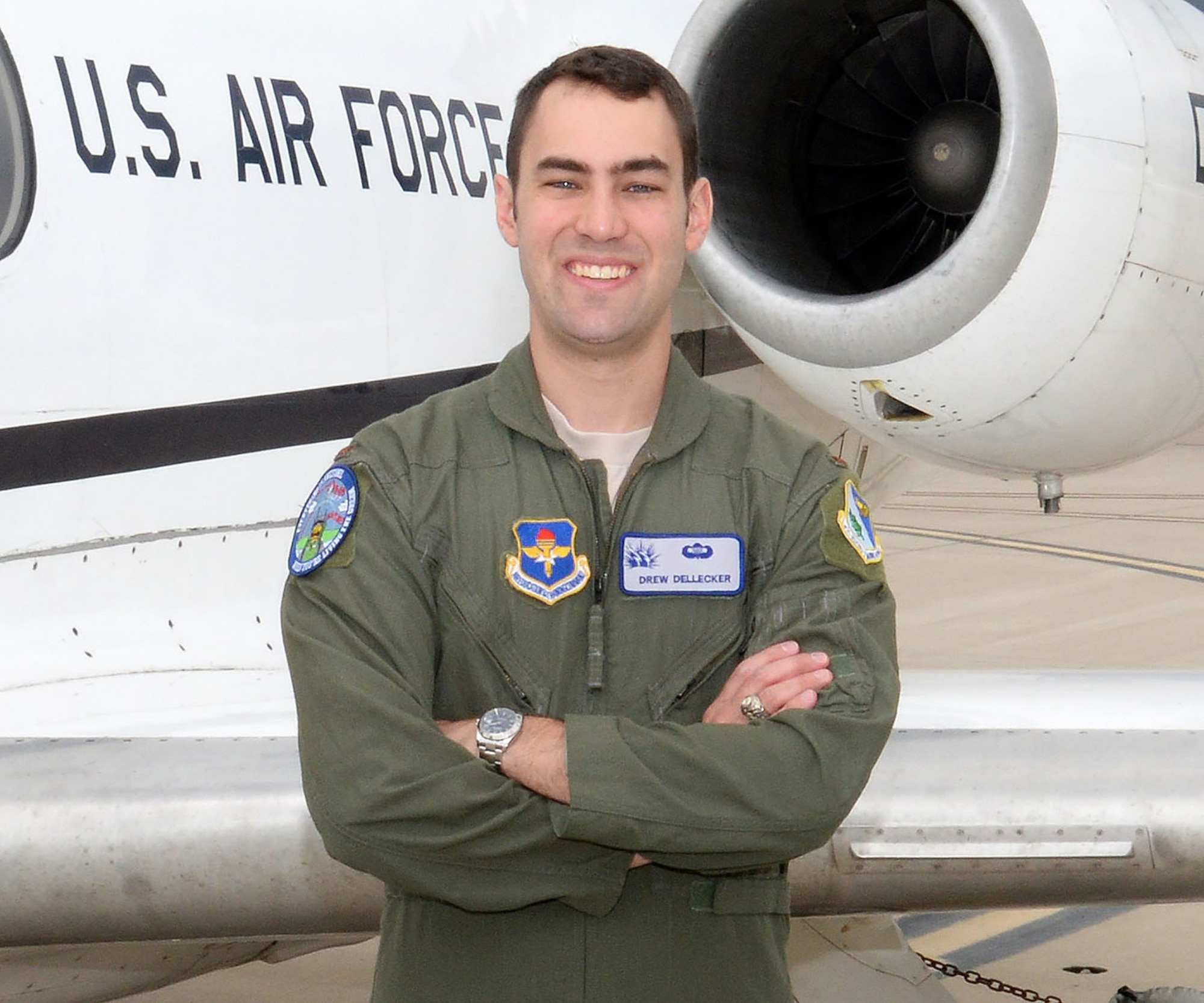 First Lt. Frederick “Drew” Dellecker was one of three killed in a U-28A crash at Cannon Air Force Base, N.M., March 14, 2017. Dellecker - a member of Class 15-09 who graduated at Laughlin AFB, May 21, 2015 - was a member of the 318th Special Operations Squadron. (U.S. Air Force photo/Airman 1st Class Brandon May)