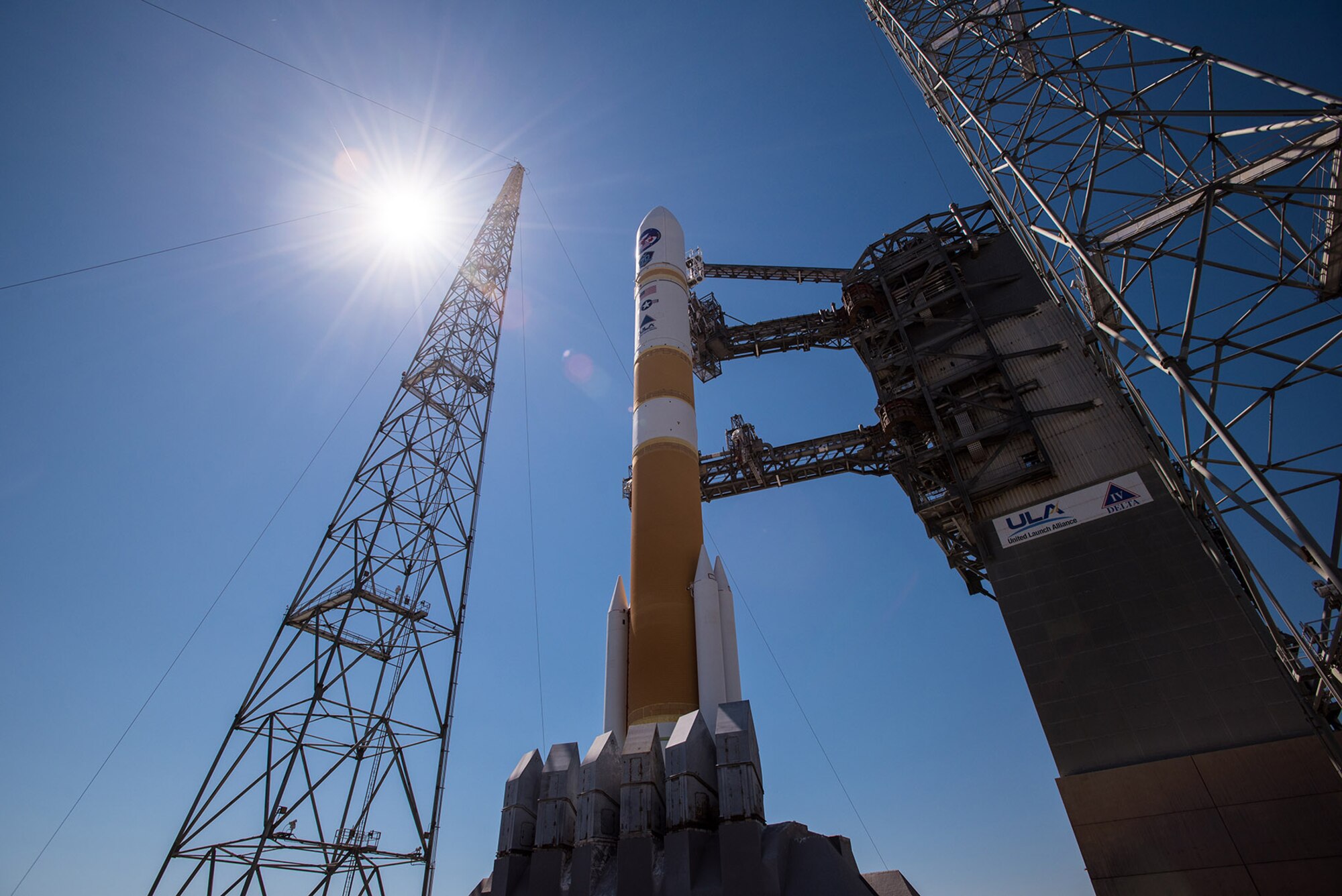 The U.S. Air Force’s 45th Space Wing supported United Launch Alliance’s successful launch of the WGS-9 spacecraft aboard a ULA Delta IV rocket from Space Launch Complex 37 at 8:18 p.m. ET March 18, 2017, at Cape Canaveral Air Force Station, Fla.  The Air Force has been breaking barriers since 1947 and the successful WGS-9 launch marks an important occasion for the Wideband constellation as it is a major milestone in a 20-year multilateral partnership. (Courtesy photo/ULA)