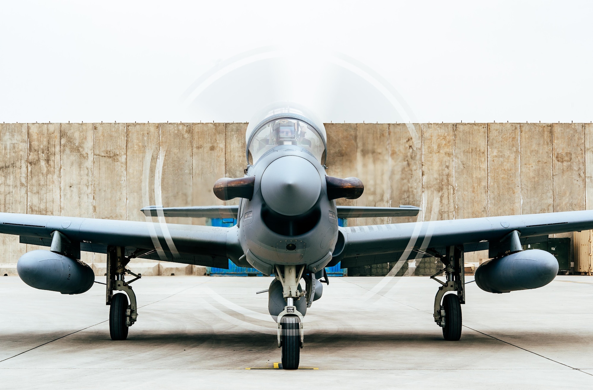 Four A-29 Super Tucanos arrive in Kabul, Afghanistan, March 20, 2017, before the beginning of the 2017 fighting season. The aircraft will bolster the Afghan Air Force's inventory from eight to 12 A-29s in country. Airmen from Train, Advise, Assist Command-Air, as part of Resolute Support Mission, work in tandem with their Afghan counterparts fostering a working relationship and fortifying confidence in the mission. (U.S. Air Force photo by Senior Airman Jordan Castelan)