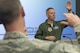 Maj. Gen. John K. McMullen, vice commander, Air Combat Command, speaks during an annual weather conference at Joint Base Langley-Eustis, March 13, 2017. The purpose of the conference was to shape the future of the weather force by discussing topics that affect the worldwide areas in the Air Force. Additionally, it gave leaders an opportunity to brainstorm solutions to rising concerns in the career field. (U.S. Air Force photo by Staff Sgt. Nick Wilson)