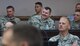 U.S. Air Force Airmen in the weather career field laugh during a discussion at an annual weather conference at Joint Base Langley-Eustis, March 13, 2017. The purpose of the conference was to shape the future of the weather force by discussing topics that affect the worldwide areas in the Air Force. Additionally, it gave leaders an opportunity to brainstorm solutions to rising concerns in the career field. (U.S. Air Force photo by Staff Sgt. Nick Wilson)