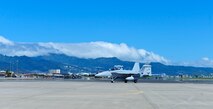 Four EA-18G Growlers arrived at Joint Base Pearl Harbor-Hickam before moving on to Australia, Feb. 16, 2017.  The Growler is an electronic attack aircraft capable of proving force level electronic warfare support by disrupting, deceiving or denying a broad range of electronic systems.  (U.S. Air Force photo by Tech. Sgt. Heather Redman)