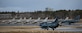 U.S. Air Force F-16 Fighting Falcons and F-2 Viper Zeros prepare for take-off during a dissimilar air combat-training at Misawa Air Base, Japan, March 17, 2017. The F-16s had the duty of providing a suppression of enemy air defenses and escorting the F-2s into the targets area. (U.S. Air Force photo by Senior Airman Jarrod Vickers)