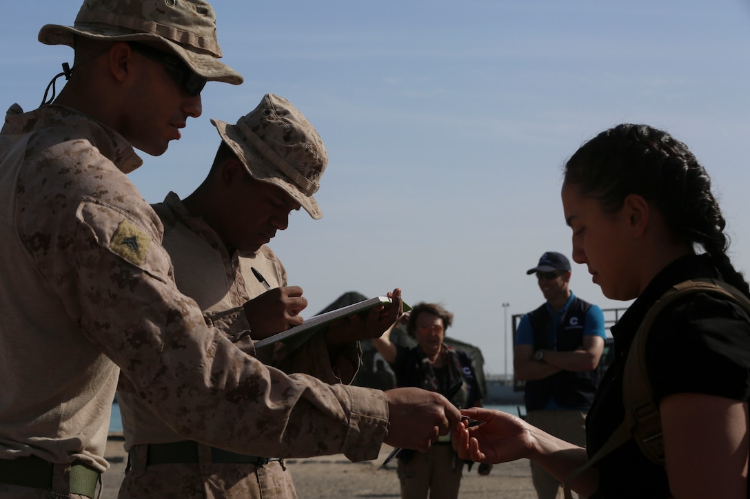On March 2-4, 2017, U.S. Marines with the Special Purpose Marine Air-Ground Task Force-Crisis Response-Central Command conducted concurrent crisis response training exercises in two different areas within USCENTCOM. 
An embassy reinforcement exercise and a non-combatant evacuation exercise were conducted; each designed to test the SPMAGTF’s crisis response capabilities. These exercises took place over the same weekend with SPMAGTF personnel specially trained for each unique mission. The ability to successfully conduct simultaneous exercises in the USCENTCOM area of responsibility highlights the SPMAGTF’s flexibility and capacity to respond to a variety of crisis response contingencies.
The Marines of SPMAGTF-CR-CC received highly effective and realistic training prior to arriving in the U.S. Central Command area of operations and continuously train to increase proficiency. SPMAGTF-CR-CC is a well-trained crisis response unit that has the ability to project combat power over vast distances using organic aviation, logistical and ground combat assets.

