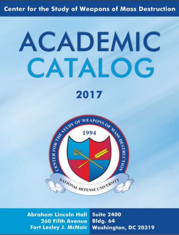 CSWMD Academic Catalog 2017