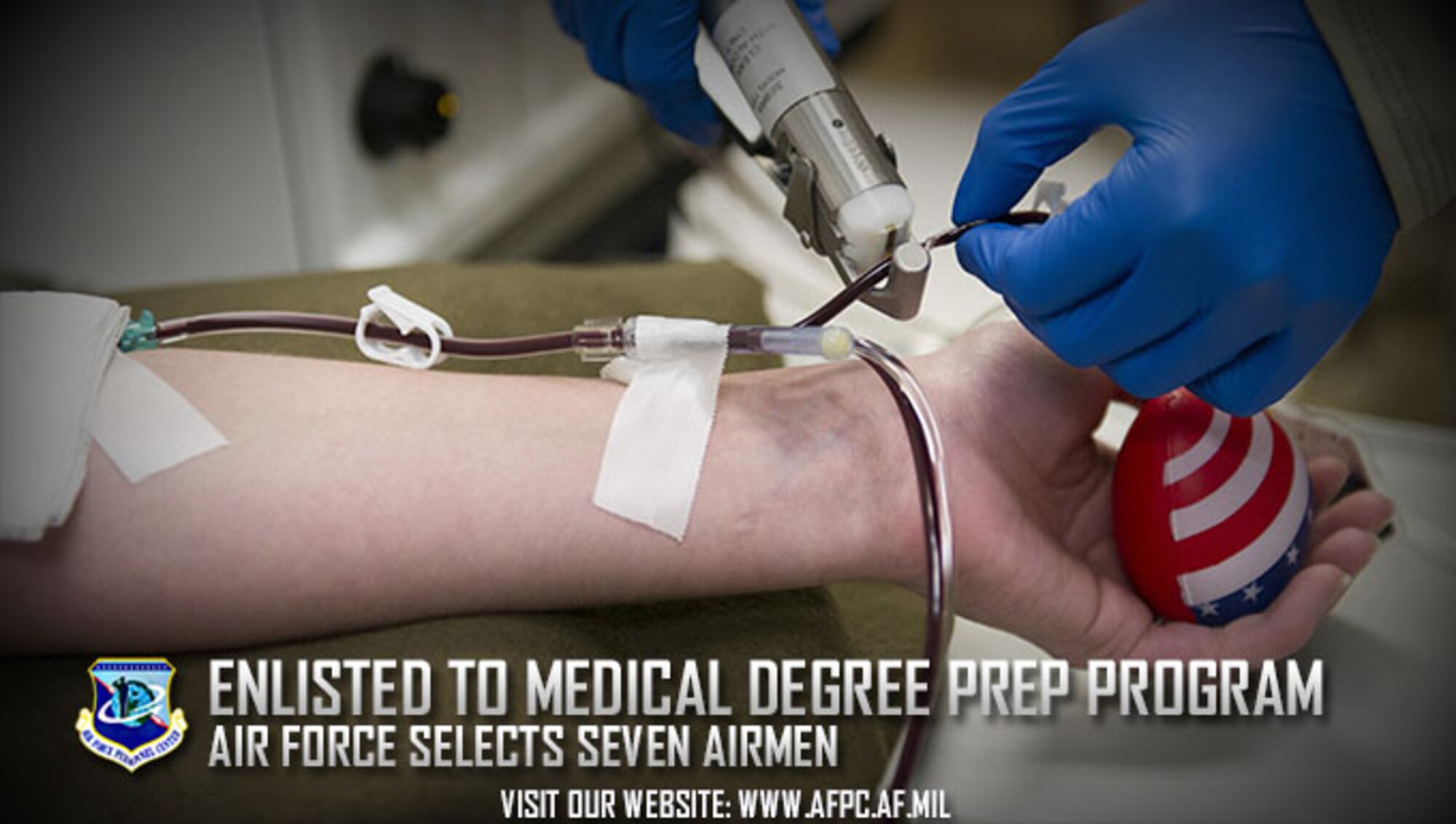 The Air Force has selected seven enlisted Airmen to participate in the Enlisted to Medical Degree Preparatory Program. The EMDP2 offers enlisted members an opportunity to complete the preparatory coursework for admission to medical school while maintaining active duty status and full pay and benefits. (U.S. Air Force photo by Tech. Sgt. Robert Cloys)