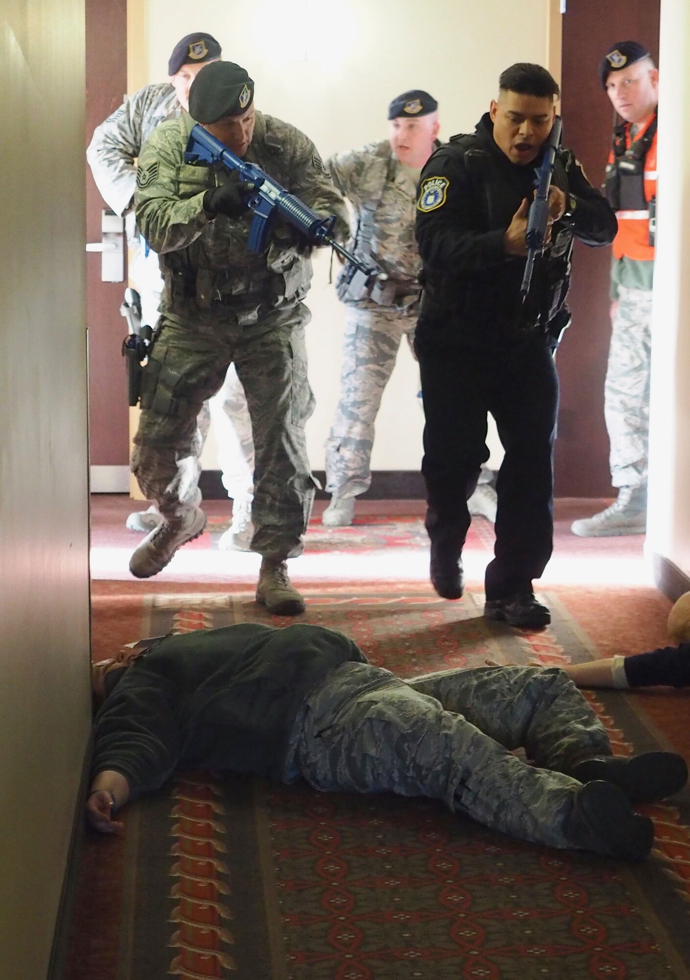 The active shooter threat is eliminated.