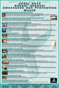 JBSA April 2017 Sexual Assault Awareness and Prevention Month