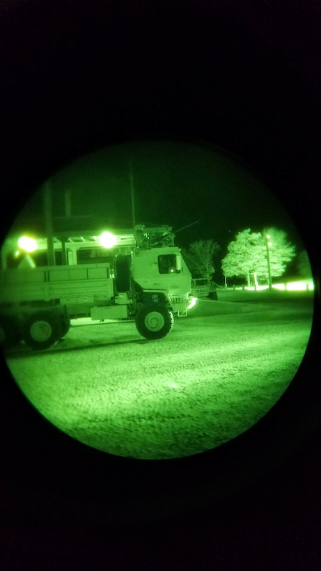 A U.S. Army Reserve gunnery crew prepares for night basic live-fire during Operation Cold Steel at Fort McCoy, Wis., March 20, 2017. Operation Cold Steel is the U.S. Army Reserve's crew-served weapons qualification and validation exercise to ensure that America's Army Reserve units and Soldiers are trained and ready to deploy on short-notice and bring combat-ready and lethal firepower in support of the Army and our joint partners anywhere in the world. (U.S. Army Reserve photo by Staff Sgt. Debralee Best, 84th Training Command)