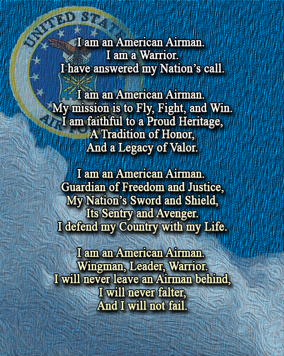 Air force hotsell creed
