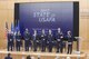 Lt. Gen. Michelle Johnson, the superintendent of the U.S. Air Force Academy, introduces seven senior Academy officials during her March 22, 2016, State of USAFA forum in Polaris Hall. The forum is an annual event updating civic leaders, the news media and industry partners, on the school’s state of affairs and future plans. (U.S. Air Force photo/Mike Kaplan)