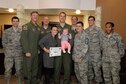 Laughlin members welcome back participants in “Operation XL,” on Laughlin Air Force Base, Texas, Nov. 5, 2016. “Operation XL” was a mock deployment held by the Airman and Family Readiness Center for base and local children to experience what a deployment could be like for military members. (U.S. Air Force photo/Airman 1st Class Daniel Hambor)