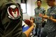 A U.S. Air Force pilot with the 44th Fighter Squadron from Kadena Air Base, Japan, and members of the Republic of Singapore air force discuss mission planning during exercise Cope Tiger 2017 at Korat Royal Thai Air Force Base, Thailand, March 21, 2017. Over 1,200 U.S., Thai and Singaporean military members will participate in CT17. The annual multilateral exercise is aimed at improving combined combat readiness and interoperability between the Republic of Singapore air force, Royal Thai air force, and U.S. Air Force, while concurrently enhancing the three nations' military relations. (U.S. Air Force photo by Staff Sgt. Kamaile Chan)