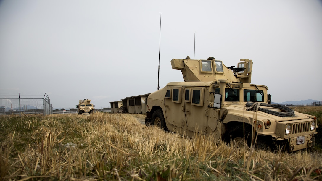 U.S. Marine Corps Marine Wing Support Squadron 171 conducted exercise Tanuki Wrath at Marine Corps Air Station Iwakuni, Japan, March 22, 2017. MWSS-171 conducted the exercise to help train Marines to set up security around a downed aircraft and how to control a riot. 