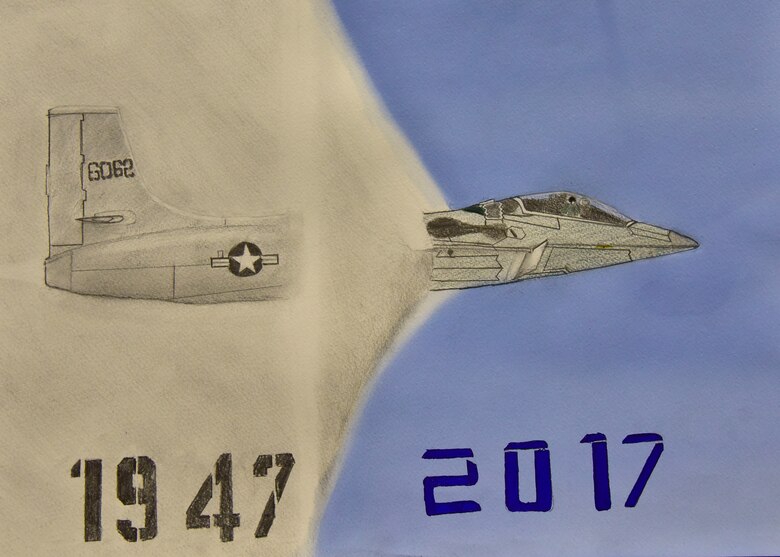 DAYTON, Ohio -- More than 100 pieces of art created by local students from schools across the Miami Valley will be on display at the National Museum of the U.S Air Force during the 34th Annual Student Aviation Art Competition and Exhibition. The exhibit will be open from April 1-30, 2017.(U.S. Air Force photo)