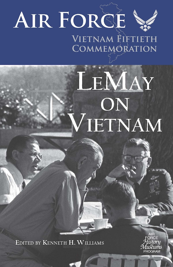 Book cover of LeMay on Vietnam.