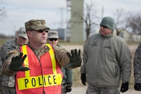 MSG Thomas Marotta, a motor sergeant with HHC 416th Theater Engineer Command, gives a safety class prior to offroad driver's training (U.S. Army photo by Staff Sgt. Jason Proseus/released).