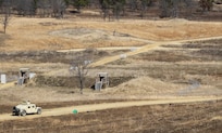 U.S. Army Reserve Soldiers with the 377th Theater Sustainment Command complete blank fire during Operation Cold Steel at Fort McCoy, Wis., March 22, 2017. Operation Cold Steel is the U.S. Army Reserve's crew-served weapons qualification and validation exercise to ensure that America's Army Reserve units and Soldiers are trained and ready to deploy on short-notice and bring combat-ready and lethal firepower in support of the Army and our joint partners anywhere in the world. (U.S. Army Reserve photo by Staff Sgt. Debralee Best, 84th Training Command)
