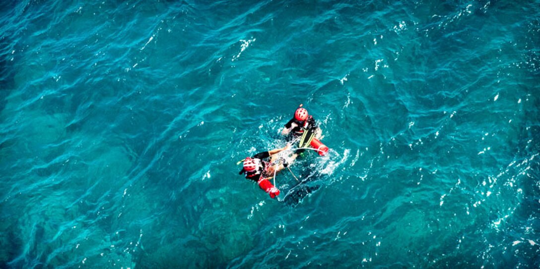 Roatan, Honduras - Joint Task Force-Bravo’s 1st Battalion, 228th Aviation Regiment spent the last year developing a robust overwater search-and-rescue, or SAR, program that brings a crucial, life-saving capability to JTF-Bravo. Photo By: Master Sgt. Kerri Spero 