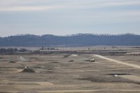 An Army Reserve gunnery crew assigned to 371st Chemical Company, Greenwood, South Carolina, engages targets on the gunnery table six live-fire qualification in a Humvee at the Operation Cold Steel exercise at Fort McCoy, Wisconsin, Mar. 23, 2017. Operation Cold Steel is the U.S. Army Reserve’s first large-scale live-fire training and crew-served weapons qualification and validation exercise taking place from March 9 through April 25, 2017. Cold Steel is key to ensuring that America’s Army Reserve units and Soldiers are trained and ready to deploy on short-notice and bring combat-ready and lethal firepower in support of the Total Army and Joint Force partners around the world. In support of the Total Army Force, First Army Master Gunners participated in Cold Steel to provide expertise in crew level gunnery qualifications, and to develop Vehicle Crew Evaluator training, preparing units here and when they return to their home stations to conduct crew served weapons training and vehicle crew gunnery at the unit-level. 475 crews with an estimated 1,600 Army Reserve Soldiers will certify in M2, M19 and M240 Bravo crew served weapons mounted to various military vehicle platforms such as Humvees, Family of Medium Tactical Vehicles, Heavy Expanded Mobility Tactical Trucks, and Heavy Equipment Transport Systems across 12-day rotations (15 crews per cycle) through the seven-week exercise.
(U.S. Army Reserve photo by Master Sgt. Anthony L. Taylor)