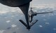 A B-1B Lancer assigned to the 9th Expeditionary Bomb Squadron, deployed to Andersen Air Force Base, Guam, receives fuel from a KC-135 Stratotanker over the Pacific Ocean March 10, 2017. The B-1B's are deployed to Andersen AFB as part of U.S. Pacific Command's  continuous bomber presence operations. This forward deployed presence demonstrates continuing U.S. commitment to stability and security in the Indo-Asia-Pacific region. (U.S. Air Force photo/ Airman 1st Class Christopher E. Quail)