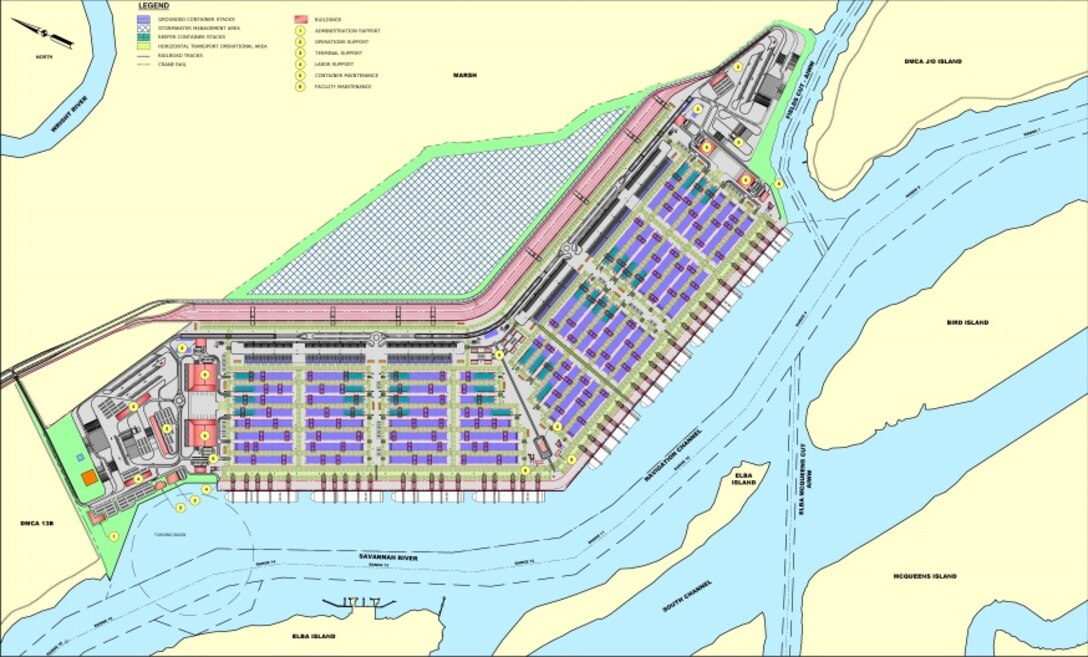 The Charleston District held a public meeting for the proposed Jasper Ocean Terminal project.
