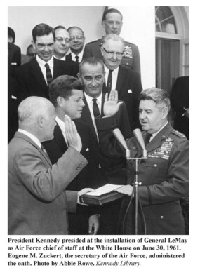 Installation of General LeMay as the Air Force Chief of Staff, 1961