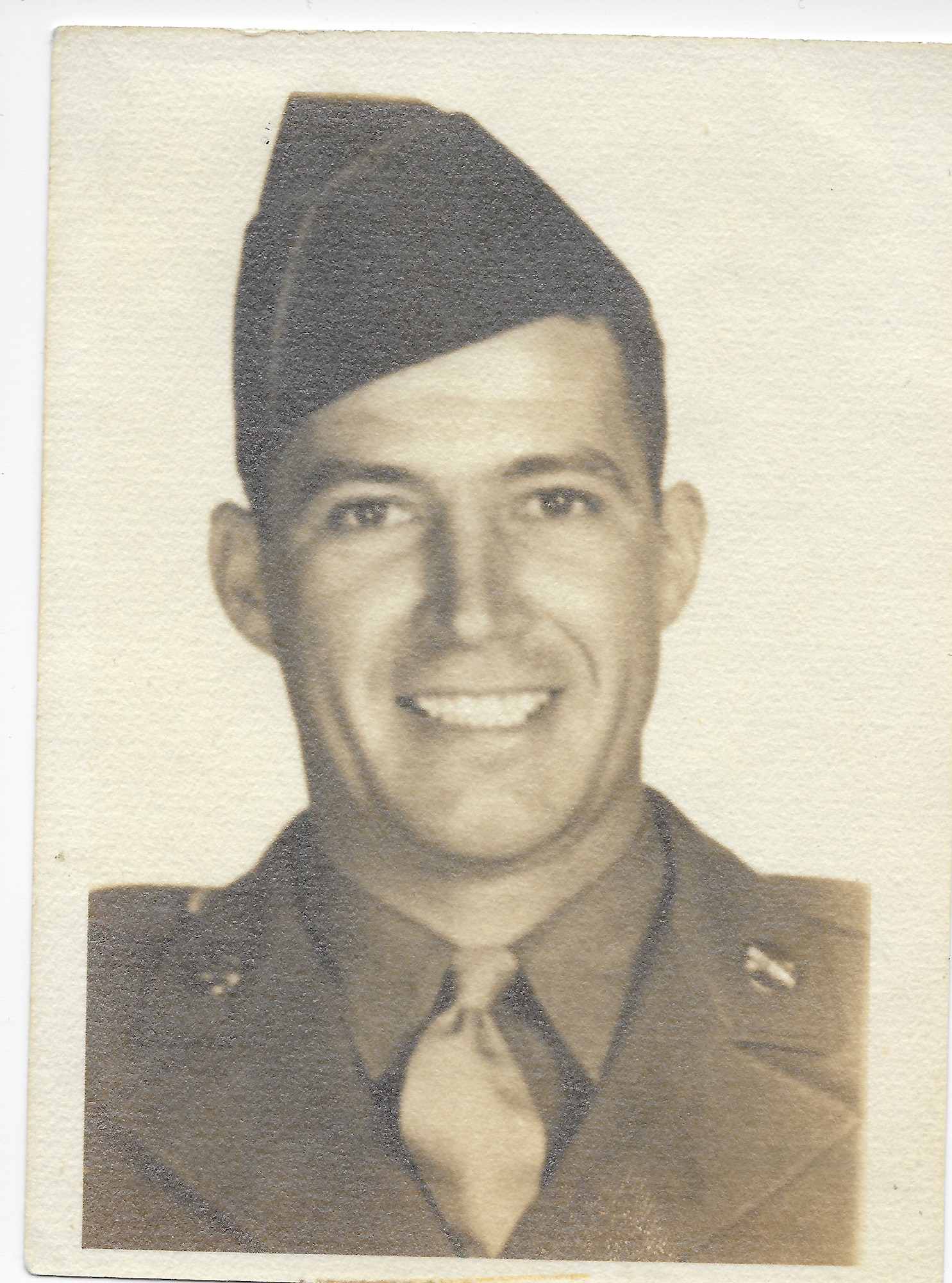 U.S. Army LTC Christopher Moenster and U.S. Air Force Lt. Col. Todd Moenster's paternal grandfather who was in the 86th Infantry Division, 3rd Army in World War II. He saw combat in Germany and the south pacific.