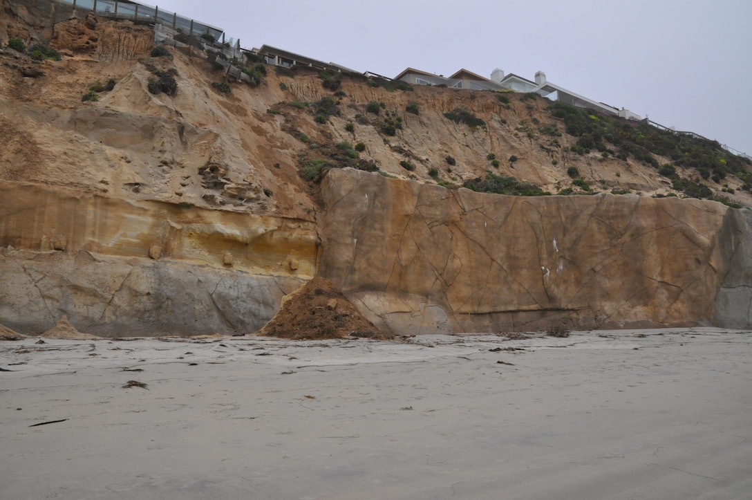 Fortification constructed at the base of bluffs helps reduce the effects of wave action that can cause erosion by undermining the bluff, which can result in episodic bluff collapse that produces property damage, large debris falling onto the beach and, unfortunately, even the loss of life. The Encinitas-Solana Beach Storm Damage Reduction Project can reduce that potential for damage by widening beaches, which mitigates the force of the waves on the bluffs.