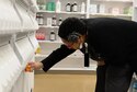 Juliette Zuber, 14th Medical Support Squadron Pharmacy, uses the new prescription dispensing machine to fill a patient’s prescription March 13, 2017, at Columbus Air Force Base, Mississippi. The new machine eliminates pharmacy technicians having to count pills for patients’ prescriptions. (U.S. Air Force photo illustration by Airman 1st Class Beaux Hebert)
