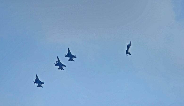 Republic of Singapore air force F-15s fly in formation during exercise Cope Tiger 17 at Korat Royal Thai Air Force Base, Thailand, March 24, 2017. The annual multilateral exercise, which involves a combined total of 76 aircraft and 43 air defense assets, is aimed at improving combined combat readiness and interoperability between the Republic of Singapore air force, Royal Thai air force, and U.S. Air Force, while concurrently enhancing the three nations' military relations. (U.S. Air Force photo by Staff Sgt. Kamaile Chan)