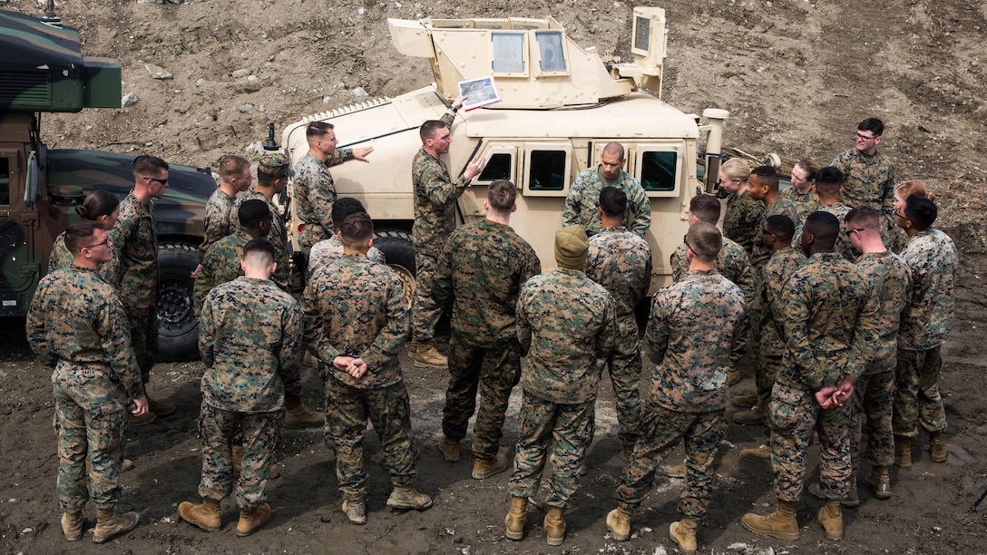 U.S. Marine Corps Marine Wing Support Squadron 171 conducted exercise Tanuki Wrath on Marine Corps Air Station Iwakuni, Japan, March 22, 2017. MWSS-171 conducted the exercise to help train Marines to set up security around a downed aircraft and how to control a riot. 