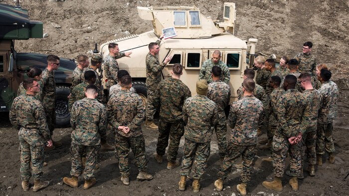 U.S. Marine Corps Marine Wing Support Squadron 171 conducted exercise Tanuki Wrath on Marine Corps Air Station Iwakuni, Japan, March 22, 2017. MWSS-171 conducted the exercise to help train Marines to set up security around a downed aircraft and how to control a riot. 