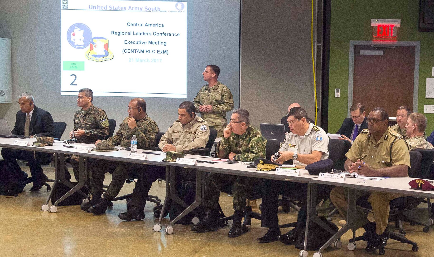 Military and police leaders from 10 Central American countries gathered for the Regional Leaders Conference on Joint Base San Antonio-Sam Houston. The three-day conference allowed these leaders to share ideas about collectively solving regional challenges. 