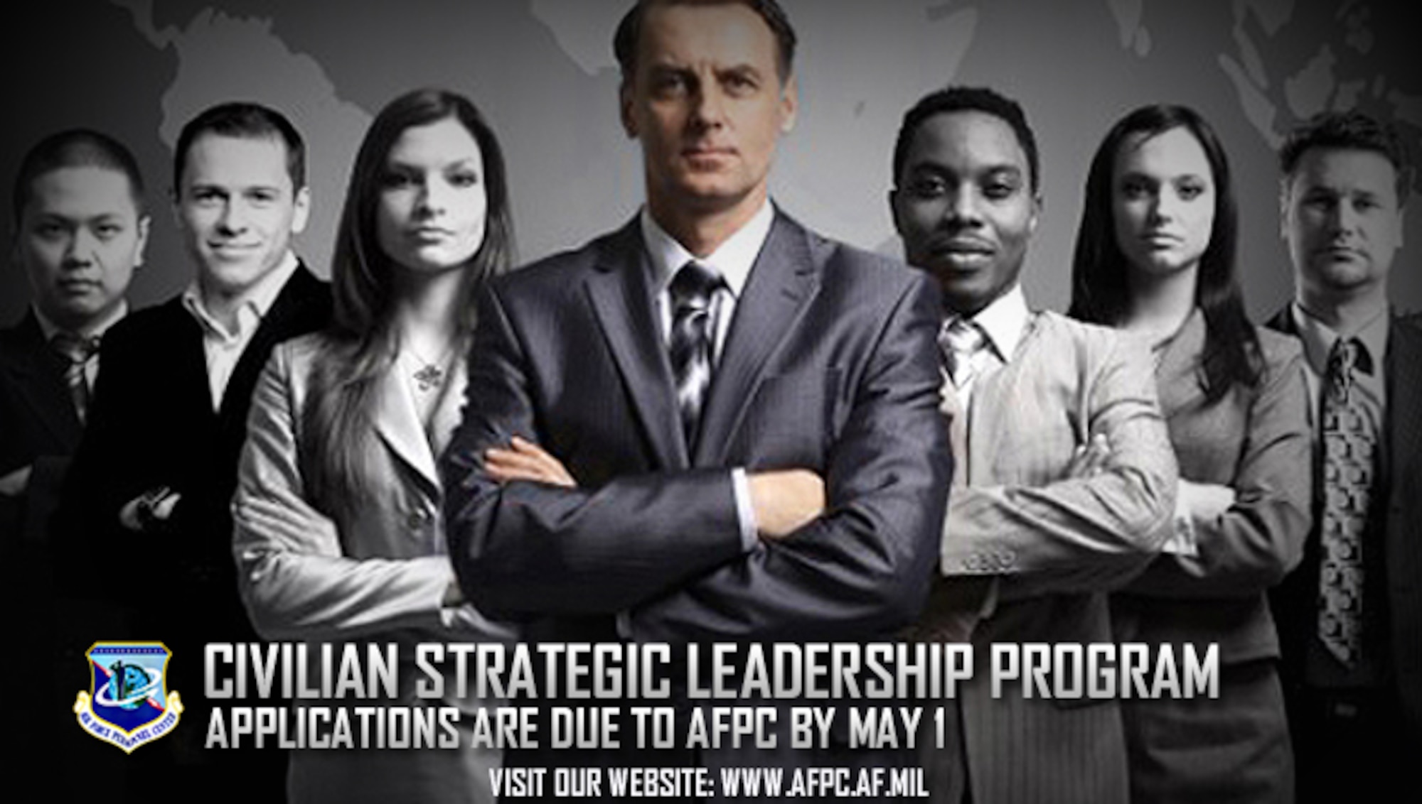 The Civilian Strategic Leadership Program is accepting nominations through May 1. CSLP is the Air Force’s senior civilian career broadening program that is designed to develop multiskilled GS-13, GS-14 and GS-15 leaders. 