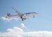 A commercial aircraft takes off at Misawa Air Base, Japan, Feb. 27, 2017. While the flightline is closed, Misawa residents can fly commercially to Yokota Air Base, Japan, and use the space-available program available. (U.S. Air Force photo by Airman 1st Class Sadie Colbert)