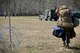 A U.S. Marine assigned to the Marine Wing Support Detachment 31 (MWSD) stationed at Marine Corps Air Station Beaufort, S.C., arrives to Poinsett Electronic Combat Range near Wedgefield, S.C., March 23, 2017. Marines from the MWSD 31 “deployed” to the range from March 21-30 to test their job proficiency. (U.S. Air Force photo by Airman 1st Class Christopher Maldonado)