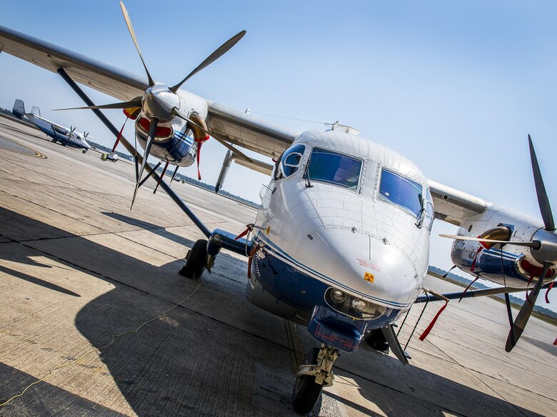 Air Force Special Operations Command’s C-145A Skytrucks sit on the flightline ready for a training mission March 23 at Duke Field, Fla.  Currently, the 919th Special Operations Wing maintains both the C-145 and C-146 Wolfhound. The Skytrucks are used as a training and proficiency aircraft for special operators and combat aviation advisors.  The C-146 is an operational nonstandard aviation aircraft.  (U.S. Air Force photo/Tech. Sgt. Sam King)