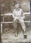 Tech. 2 Ted Merris, 303rd Engineer Combat Battalion foot soldier, poses for a photo May 1945 during World War II in Dillenburg, Germany. (Courtesy photo)
