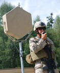 Acoustic Hailing Devices (AHD) project intelligible speech out to extended ranges. A number of devices created by various manufacturers are in use throughout the Department of Defense. In addition to long range projection of speech for warning or instructional purposes, the devices are also capable of transmitting loud tones that can distract or deter personnel from approaching U.S. positions or vessels.