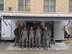 Airmen of the 143d Force Support Squadron stand in front of the Disaster Relief Mobile Kitchen Trailer (DRMKT) in preparation to support the 58th Presidential Inauguration. Photo provided by Staff Sergeant Meghan Vittorioso