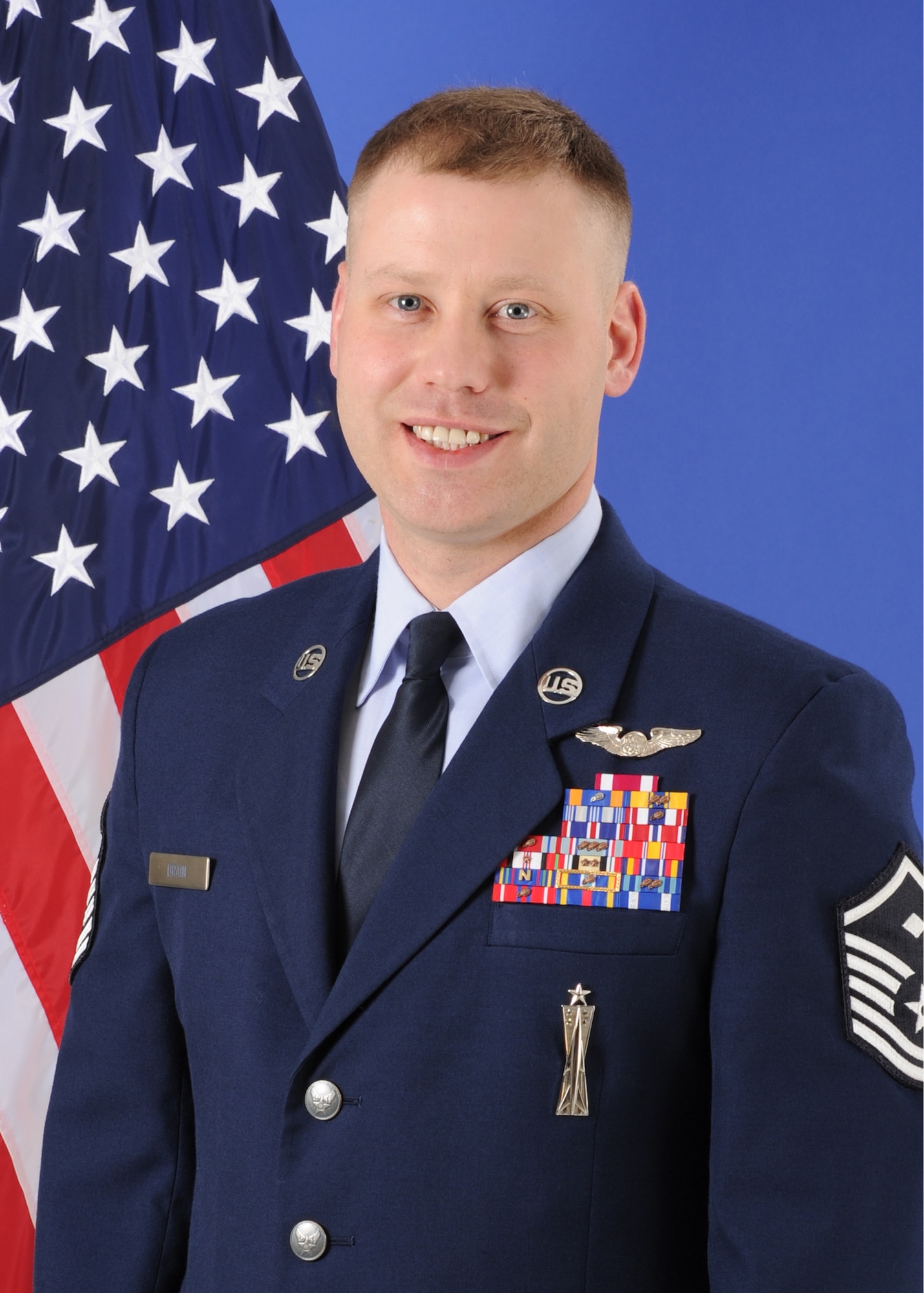 Master Sgt. Aaron Drain, Air Education and Training Command Outstanding 1st Sgt. 