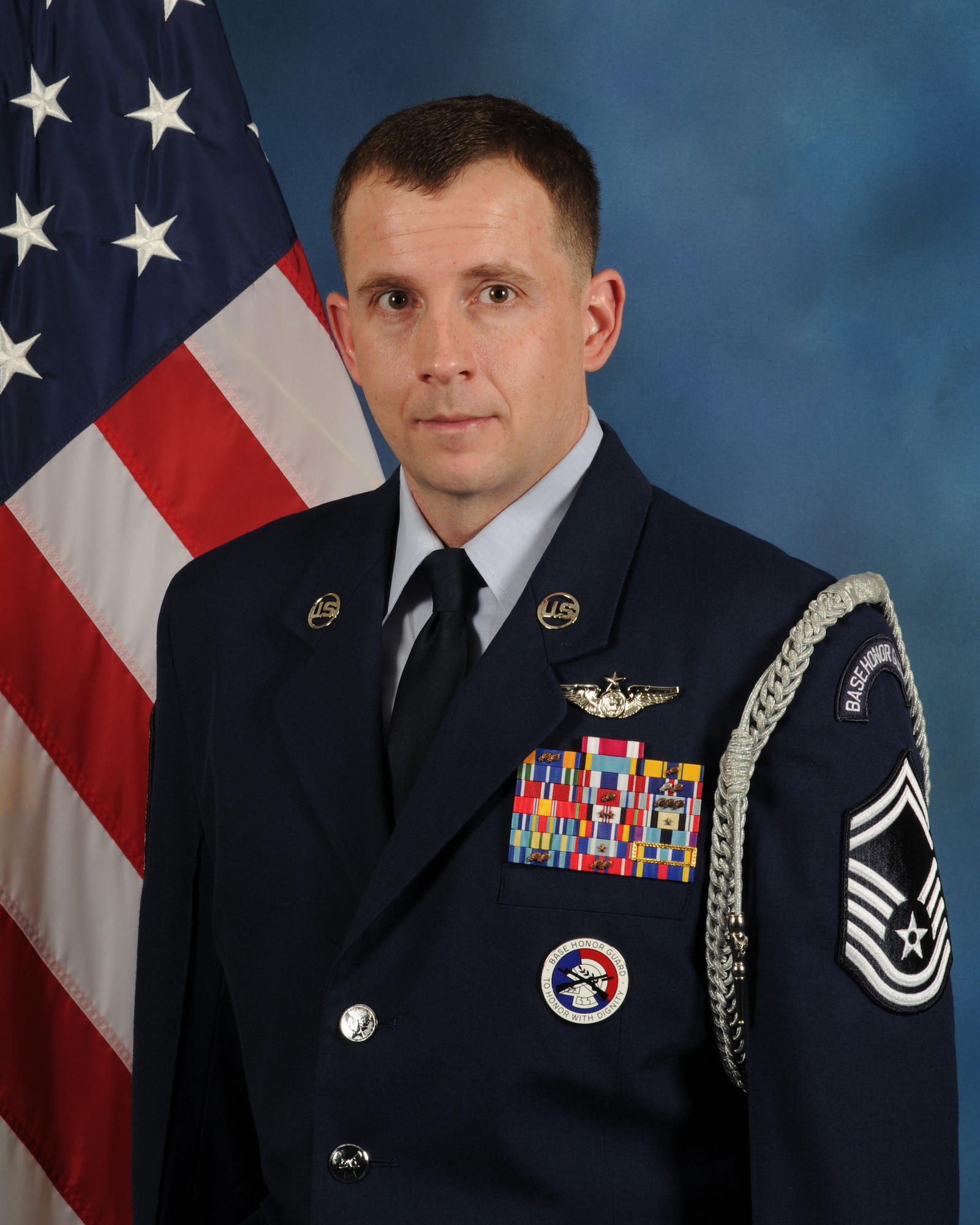 Master Sgt. Donald Reynolds, Air Education and Training Command Outstanding Honor Guard Program Manager. 