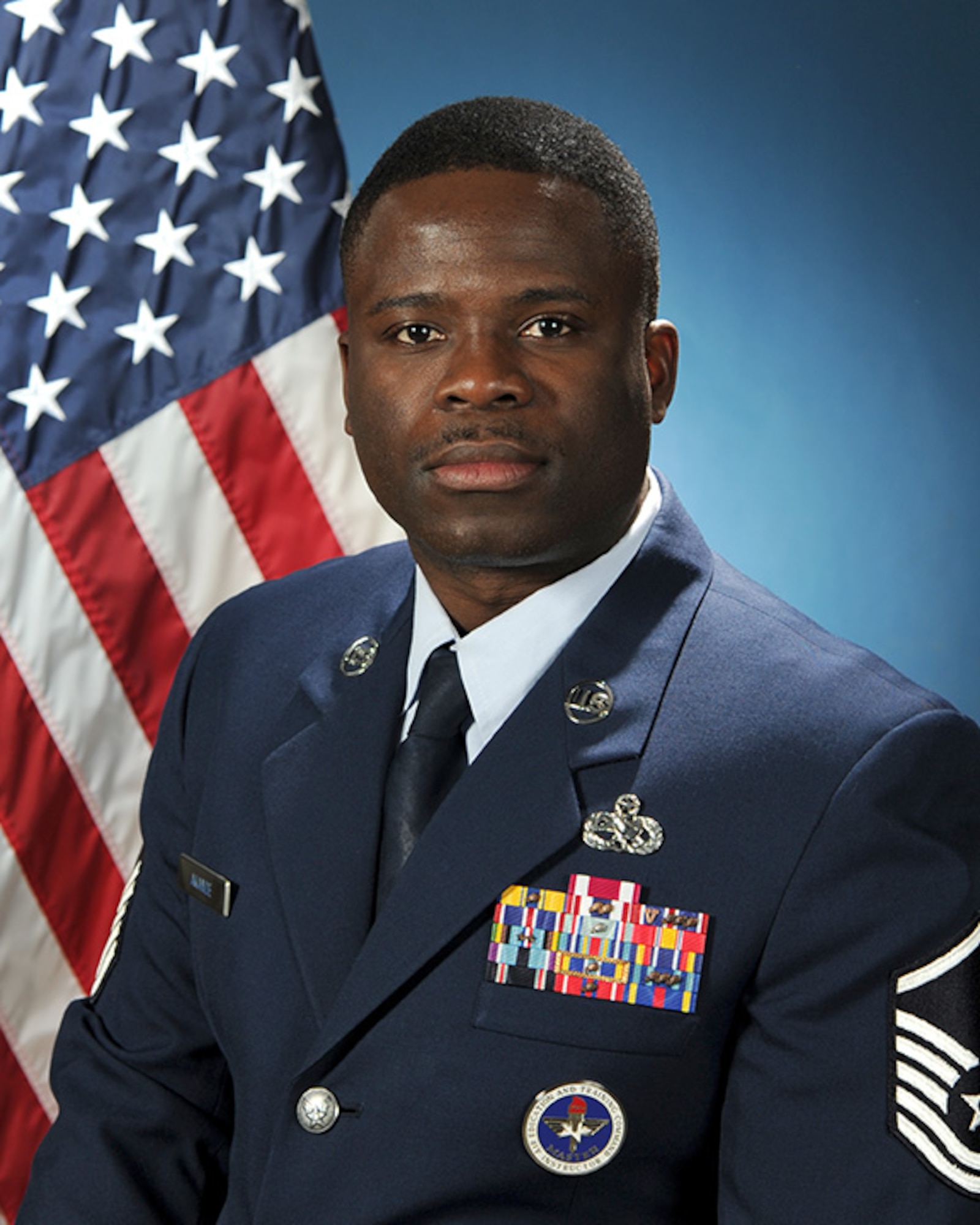 Master Sgt. Babatunji Akande, Air Education and Training Command Outstanding Military Training Instructor. 