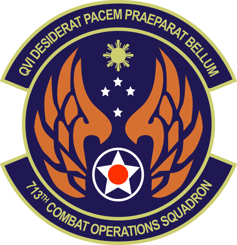 713th Combat Operations Squadron patch
