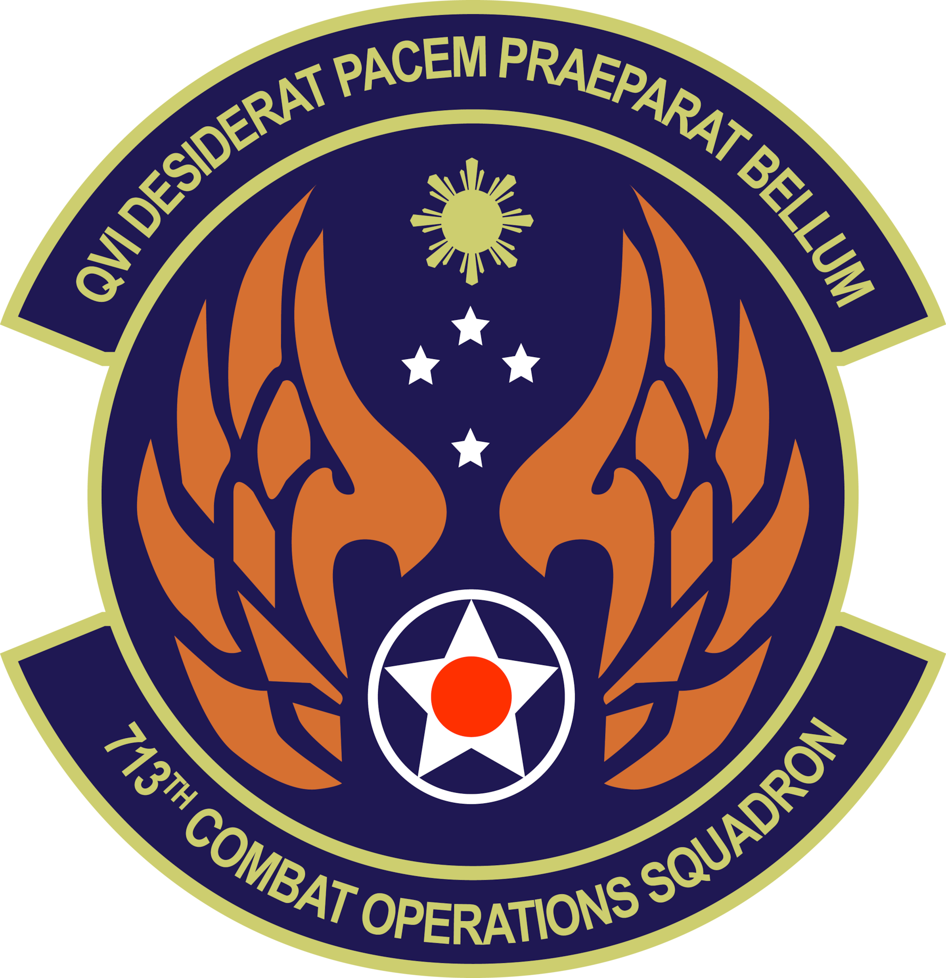 713th Combat Operations Squadron patch